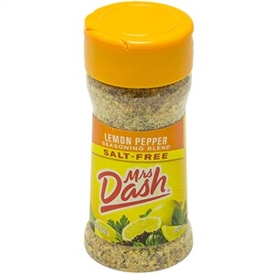 Mrs Dash Lemon Pepper Salt Free Seasoning Blend, 2.5 Oz