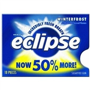 Eclipse Gum, Sugarfree, Winterfrost