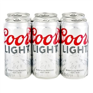 Coors Light Lager Beer, 12 Pack, 12 fl oz Cans, 4.2% ABV