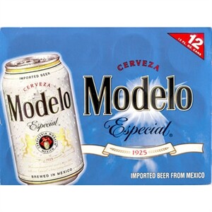 MODELO ESPECIAL CERVEZA Mexico Logo Neoprene 12oz Beer Can Koozie