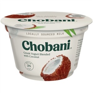 Chobani Yogurt, Greek, Banana & Cream, Blended 5.3 oz