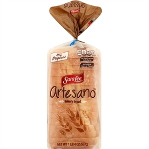 Sara Lee Honey Wheat Bread, 1 lb 4 oz