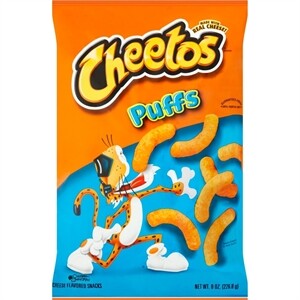 Cheetos Puff Cheese Flavored Snack Chips, 8 oz