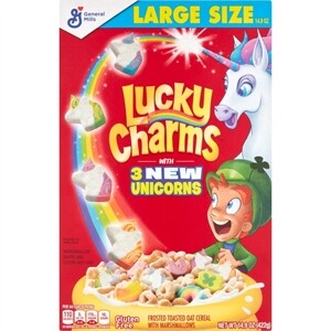  Lucky Charms Smores Breakfast Cereal with Marshmallows, Family  Size, 18 OZ : Books