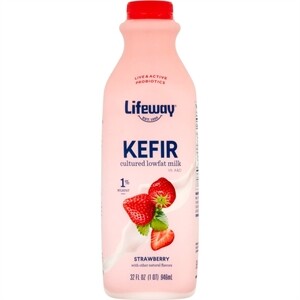 Lifeway Lowfat Milk Strawberry Kefir, 32 fl oz