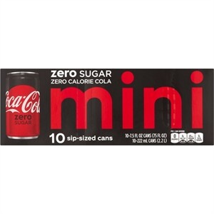 Coca-Cola Mini Cans, 6 Pack 222mL