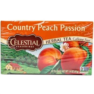 Bigelow Herbal Tea, Perfect Peach, Caffeine Free, Tea Bags - 20 bags, 1.37 oz