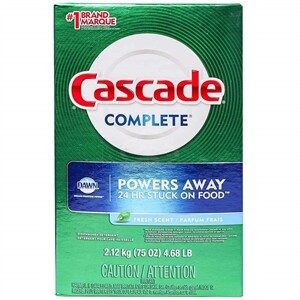 Cascade Original Dishwasher Detergent, Fresh Scent, ActionPacs - 25 pacs, 385 g