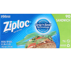 52 CT Bags Ziploc Gallon Grip 'n Seal Smart Zip Lock Double Zipper Food  Storage